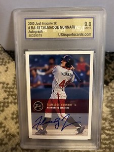 2000 Just Imagine 2K BA-18 Talmadge Nunnari Graded 9 Mint 