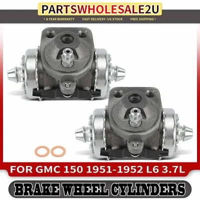 2x Front & Rear Side Brake Wheel Cylinder for GMC 150 1951-1952 L6 3.7L 5450565 - Image 1 of 4