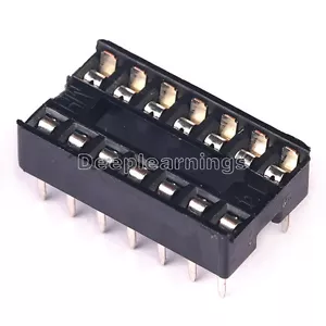 100PCS 14pin DIP IC Adattatore Presa Tipo Saldato Passo Presa Doppio Pulizia Contatto - Foto 1 di 4
