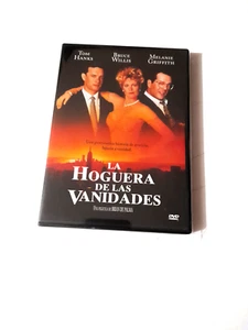 DVD "LA HOGUERA DE LAS VANIDADES" BRIAN DE PALMA TOM HANKS BRUCE WILLIS MELANIE - Picture 1 of 2