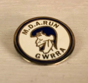 Vintage M.D.A RUN GWRRA Chapter Latch Back Pin - Bild 1 von 6