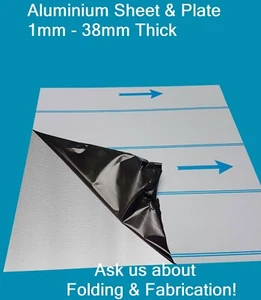 Aluminium Sheet Plate 1mm – 38mm thickness multiple sizes grade 6082T6 1050 GS - Picture 1 of 4