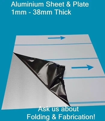 Aluminium Sheet Plate 1mm – 6mm thickness multiple sizes grade 6082T6 1050 - Image 1 of 4
