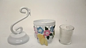 2002 Avon Garden Patio Collection Candleholder Butterfly Dragonfly NIB - Picture 1 of 4