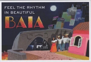 Postal Disney D23 Baia Los 3 Caballeros 1945 Lanzamiento 2020 UNP 8803.5 MR ALE - Imagen 1 de 7