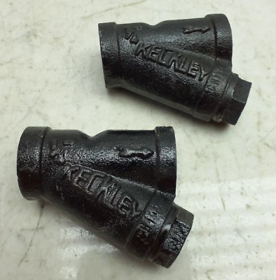 2 Pk Keckley 1/43THY-CIM20M34-FTI-B7; 1/4" Y Strainer Threaded Cast Iron 250lbs - Image 1 of 4