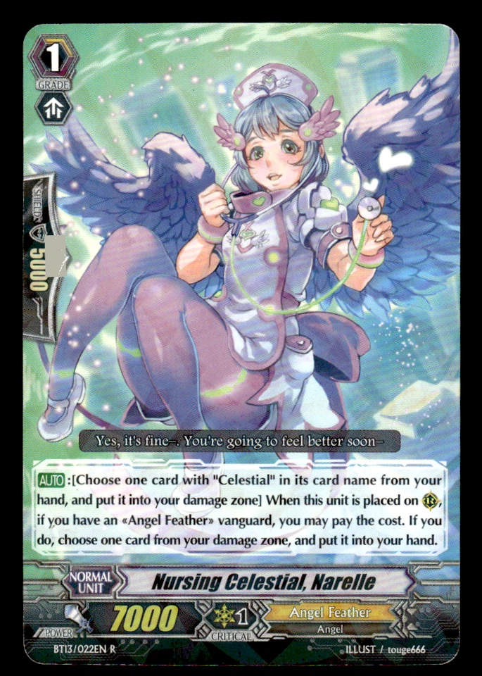 Vanguard - Nursing Celestial, Narelle BT13/022EN R - NM,, - Image 1 of 1