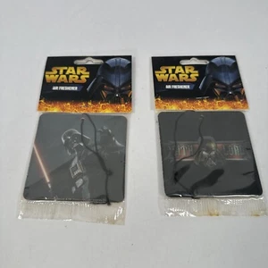 2 Vintage Star Wars Air Freshener Darth Vader - Picture 1 of 5