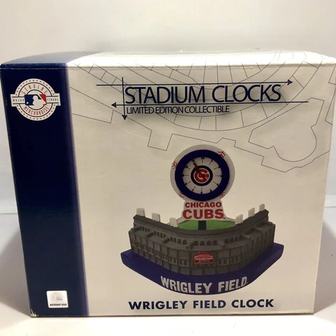 CHICAGO CUBS WRIGLEY FIELD BASEBALL PARK STADIUM CLOCK Forever Collectibles Cover