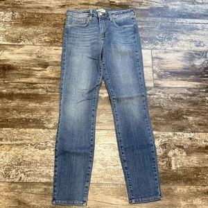 Jeans L'Agence Margot donna 27 blu vita alta skinny leggero vintage elasticizzato nuovo con etichetta - Foto 1 di 11