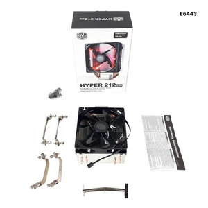 Cooler Master Hyper 212 LED Cooling Fan & Heat Sink RR-212L-16PR-R1 Open Box - Picture 1 of 22