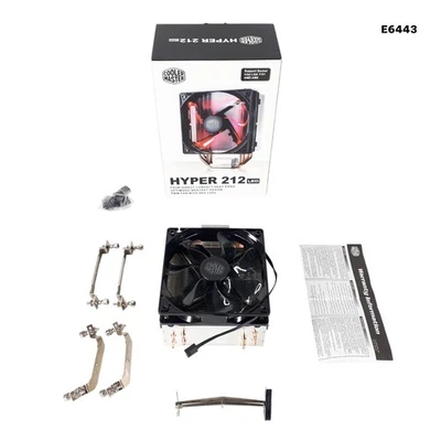 Cooler Master Hyper 212 LED Cooling Fan & Heat Sink RR-212L-16PR-R1 Open Box - Image 1 of 4