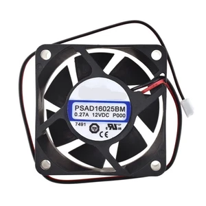 1PCS For Cooling Fan 2pin AAVID 6025 12V 0.27A 60*60*25mm PSAD16025BM - Afbeelding 1 van 2