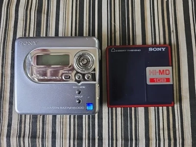Walkman Sony MZ-NH600D Hi-MD con mini disco (PROBADO/FUNCIONANDO =USADO= Foto 1 de 4