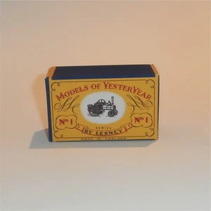 Matchbox Lesney Yesteryear 1 a Allchin motor de tracción estilo C caja de reproducción - Imagen 1 de 5