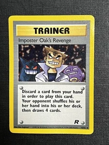 Pokémon TCG Imposter Oak's Revenge Team Rocket 76/82 Regular LP. - Picture 1 of 2