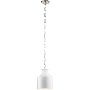 Kichler Lighting 44306WH Montauk 1 Light 9 inch White Mini Pendant Ceiling Light - Picture 1 of 1