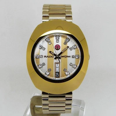 Reloj RADO 648.0413.3 Diastar Día Fecha Automático 35mm Oro x Plata Esfera SS Para Hombres Foto 1 de 4