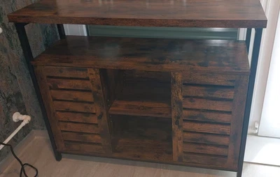 Vasagle Küchenschrank Sideboard Kommode Braun, Schwarz - Bild 1 von 3