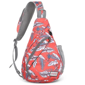 Sling Bag,Small Crossbody Sling Backpack,Water Resistant Shoulder Daypack for... - Picture 1 of 7