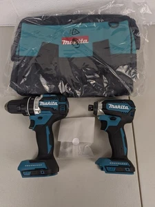 New Makita 18V XPH12 1/2" Drill & XDT13 1/4" Impact Driver 18 Volt LXT With Bag! - Picture 1 of 6