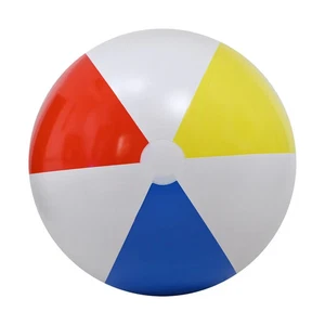 Pelota de Playa Inflable Jumbo - Gigante 52" Multicolor Piscina y Juguete de Fiesta - Imagen 1 de 10