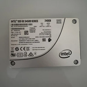 Intel SSD DC S4500 240GB SSDSC2KB240G7 2.5 SATA 3.0 6Gbps TLC NAND Server ~95% - Picture 1 of 4