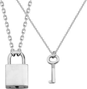 Couple Necklace You Hold the Key to My Heart His and Hers Memorial Jewelry Love  - Picture 1 of 12