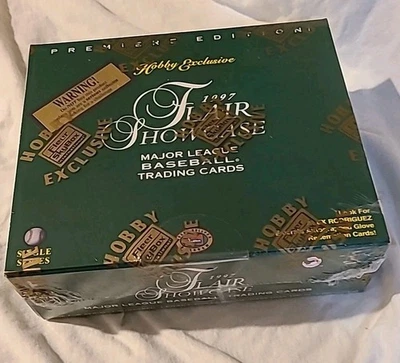 Flair Showcase Hobby Box 1997 sellado de fábrica | A-Rod: Griffey Jr | SS PREMIERE Foto 1 de 4