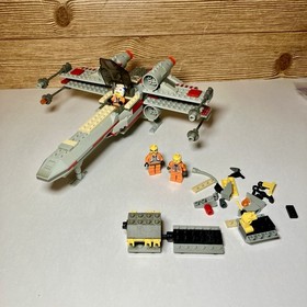 LEGO Star Wars: X-Wing Fighter 7140 Incomplete Set W/ Mini Figures