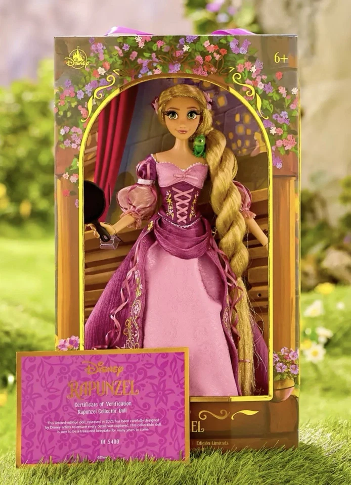 ✨ Muñeca Rapunzel Edición Limitada - Enredada 15 Aniversario - 17” ✨ Foto 1 de 4