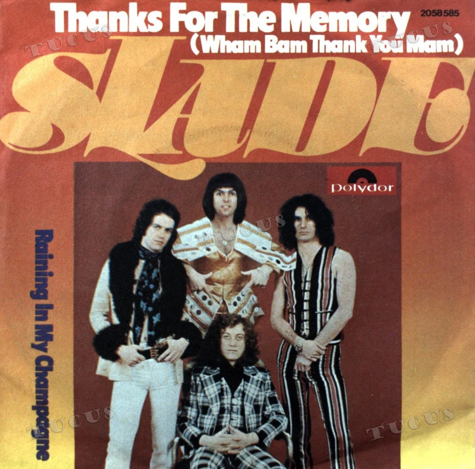 Slade - Thanks For The Memory / Raining In My Champagne 7" (VG/VG) .* - Image 1 of 1