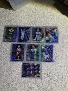 2023 Mosaic Football Lot Of 8 Silver Mosaic Prizm  - Picture 1 of 4