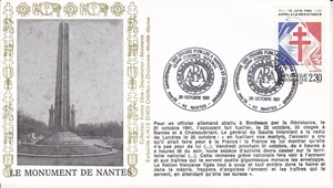 Enveloppe Philatélique 1991 Le Monument de Nantes - Foto 1 di 2