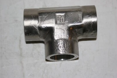 1" OD Socket Weld 316ss Union Tee Fitting Parker Weld-Lok 16 JW-SS - Image 1 of 4
