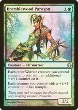 Mtg-bramblewood paragon/paragon of morningtide bramblewood | [] fra foil nm