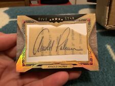 Arnold Palmer five star cut autograph 1 1