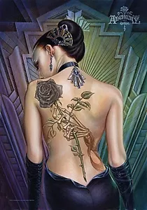 Alchemy Gothic Rosa Des Folies Grande Tela Póster/Bandera 1100mm x 750mm (Hr) - Imagen 1 de 1
