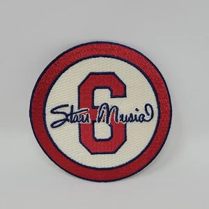 Stan Musial The Man 6 St Louis Cardinals Jersey Patch 3 1/2" Diameter Cream 2013 - Picture 1 of 4