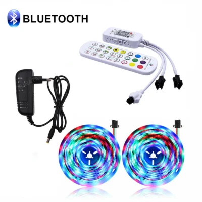 WS2811 IC Addressable Led Strip Bluetooth Music Sync Controller Pixel light 12V - Image 1 of 4