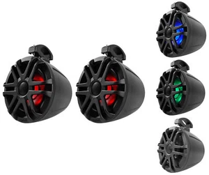 Pair Memphis Audio MXA62PS 6.5" 150w LED Tower Speakers For Polaris RZR/ATV/UTV - Picture 1 of 9