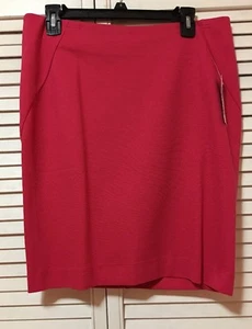 NEW! INC International Concepts Pencil Skirt Pink Size 10 - Picture 1 of 10