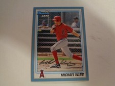 2010 Topps Bowman Blue Michael Wing Card #BP86 Serial #71/520