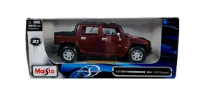 Maisto Special Edition 1:27 2001 Hummer H2 SUT Concept ~ Maroon - Picture 1 of 1
