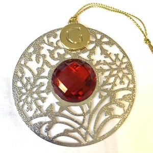 Red Crystal Ornament 2.5 Inch Boxed - Picture 1 of 6