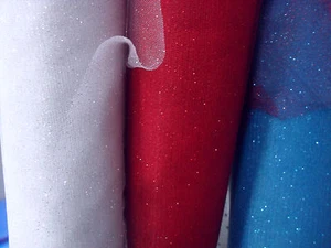 TULLE STARDUST STRASS EFFECT H. 150 CM. IDEALE X ADDOBBI, DECOR. E VARIE 1 MT. - Imagen 1 de 8