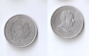 Uruguay 50 CENTESIMOS 1965 So Artigas - Picture 1 of 1
