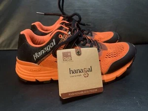 NWOB Hanagal Hiking Shoes Vibram Orange & Black Size 6 - Picture 1 of 6