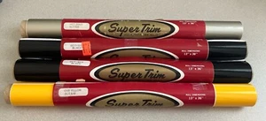 Vintage Sig Manufacturing Co Super Trim Self-Adhesive Trim Rolls Lot Of 4 Rolls - Picture 1 of 5