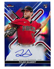 2022 Topps Finest Tyler Gilbert 28/150 Auto Blue Refractor Rookie Card Dbacks . rookie card picture